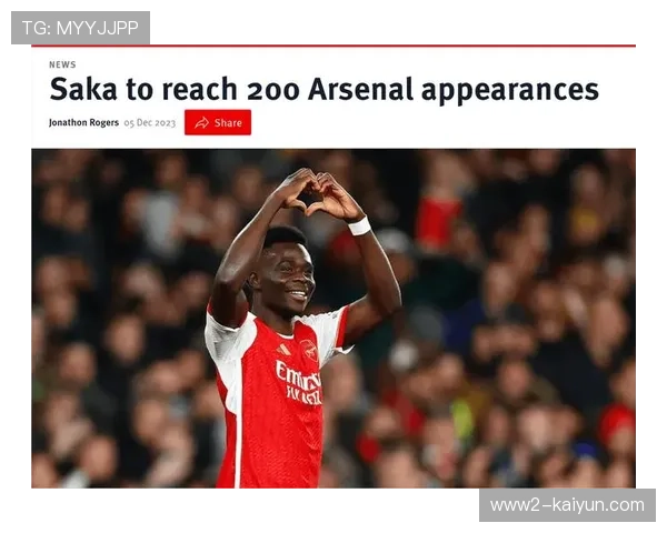 萨卡迎来职业生涯第200场比赛亨利深情送祝福称以他为傲